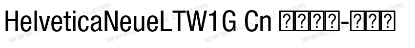 HelveticaNeueLTW1G Cn 字体下载字体转换